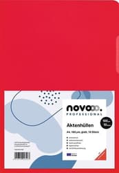 NOVOOO PROFESSIONAL Aktenhülle A4 160 µm, rot