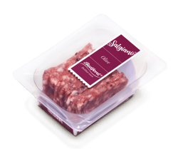 Bedford Salgiano Salami mit Oliven geschnitten