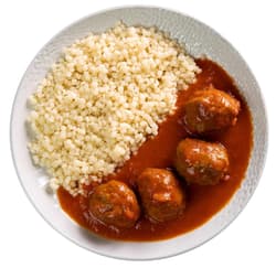 Fleischbällchen in Tomatensauce mit Tarhonya von Petr Bureš