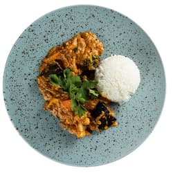 Gemüse-Auberginen-Masala mit Jasminreis von Mahavir Kanswal