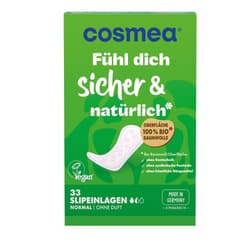 Cosmea Organic Panty Liners, VEGAN, Normal, Unscented