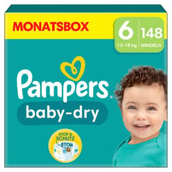 Pampers Baby Dry Gr.6 Extra Large 13-18kg MonatsBox