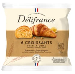 Délifrance Buttercroissant 6 Stück (tiefgekühlt)