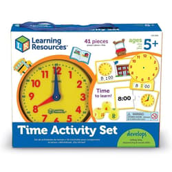 Learning Resources Die Uhrzeit lernen - Aktivitätsset mit Uhr