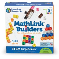 Learning Resources MathLink® Steckwürfel - Bausatz mit Bauaufgaben