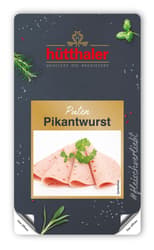 Hütthaler Puten-Pikantwurst geschnitten