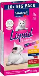 Vitakraft Liquid Snack Multipack Huhn+Rind 16x15g