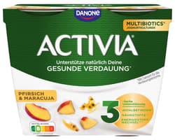 Danone Activia Pfirsich & Maracuja 3,5% 4 x 115g