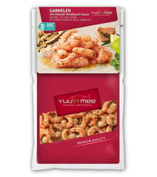 Yuu'n Mee Garnelen mit Kräuter-Knoblauch Sauce ASC (tiefgekühlt)