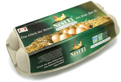 Nest Ei Eier aus Freilandhaltung M 10er
