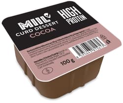 Miil High protein cocoa curd dessert