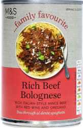 Marks & Spencer Rich Beef Bolognese