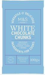 Marks & Spencer White Chocolate Chunks