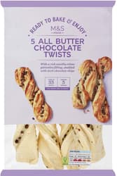 Marks & Spencer 5 All Butter Chocolate Twists