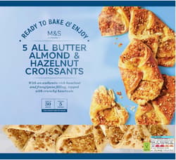Marks & Spencer 5 All Butter Almond & Hazelnut Croissants