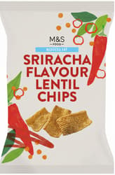 Marks & Spencer Reduced Fat Sriracha Flavour Lentil Chips