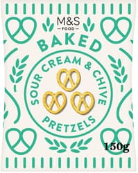 Marks & Spencer Baked Sour Cream & Chive Pretzels