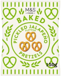 Marks & Spencer Baked Pickled Jalapeno Flavoured Pretzels
