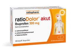 ratioDolor akut Ibuprofen 300 mg Schmerztabletten 