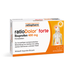 ratioDolor Ibuprofen 400 mg Filmtabletten
