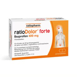 ratioDolor Ibuprofen 400 mg Filmtabletten