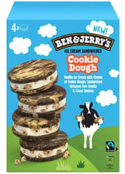 Ben & Jerry's Cookie Dough Ice Cream Sandwich Multipack