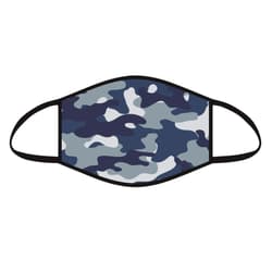Atemschutzmaske Mund-Nasen-Schutz Camouflage Blau
