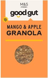 Marks & Spencer Wholegrain Oat Granola with Wholegrain Spelt Flakes, Mixed Seeds, Wholegrain Barley Flakes, Freeze-Dried Mango Pieces and Dried Apple Pieces
