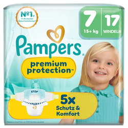 Pampers Premium Protection Windeln Gr. 7 Extra Large 15+kg Single Pack 17 St