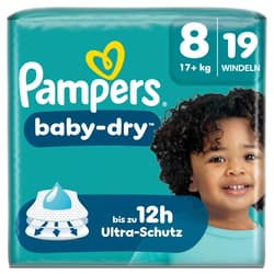 Pampers Baby Dry Windeln Gr. 8 Extra Large 17+kg Single Pack 19 St