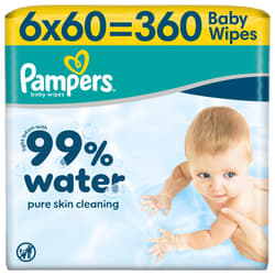 Pampers Feuchttücher 99% Water 6x 360 St