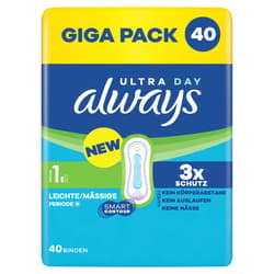 Always Ultra Damenbinden Größe 1 - Normal Gigapack 40