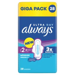 Always Ultra Damenbinden Größe 2 - Long mit Flügeln Gigapack 28