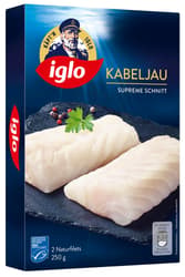 Iglo MSC Kabeljau Naturfilets (tiefgekühlt)