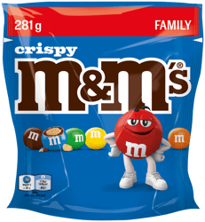 M&M's Crispy Maxi Standbeutel