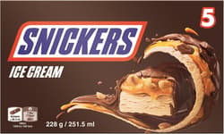 Snickers Multipack Eisriegel 5er (tiefgekühlt)