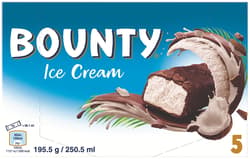 Bounty Multipack Eisriegel 5er (tiefgekühlt)