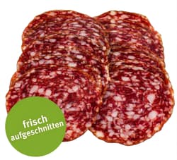 Mailänder Salami - frisch aufgeschnitten