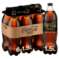 Coca-Cola Zero Sugar Zero Caffeine 6x1. 5 l (single-use deposit)