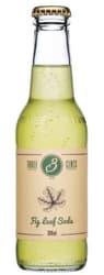 Three Cents Fig Leaf Soda (single-use glass bottle)