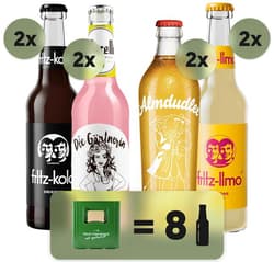 Gurkerl's Limonaden Kiste 8er (Mehrweg)