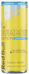 Red Bull Energy Drink Sugarfree Summer Sudachi Lime Edition (EinwegPFAND)