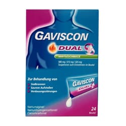 Gaviscon® Dual Mintgeschmack Suspension zum Einnehmen im Beutel