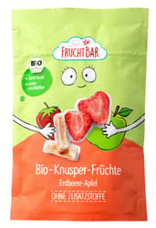 FruchtBar BIO Knusper-Früchte - Erdbeere, Apfel