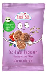 FruchtBar BIO Hafer-Häppchen Waldbeeren, Apfel, Hafer