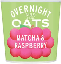 Marks & Spencer Overnight Oats Matcha & Raspberry