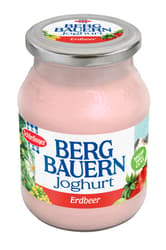 Schärdinger Bergbauern Fruchtjoghurt Erdbeere im Mehrwegglas