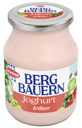Schärdinger Bergbauern Fruchtjoghurt Erdbeere im Mehrwegglas