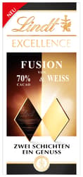 Lindt Excellence Fusion 70% & Weiss