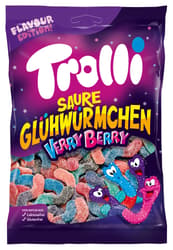Trolli Sour Glowworms Very Berry 18x200g